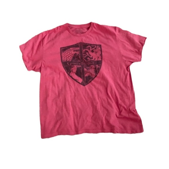Game of Thrones | Red Tee XL HBO Dragons Red Black Mother of Dragons - Picture 1 of 10